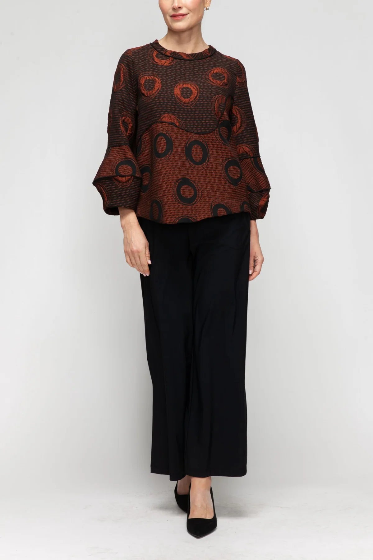 IC COLLECTION Top - 7566T - RUST