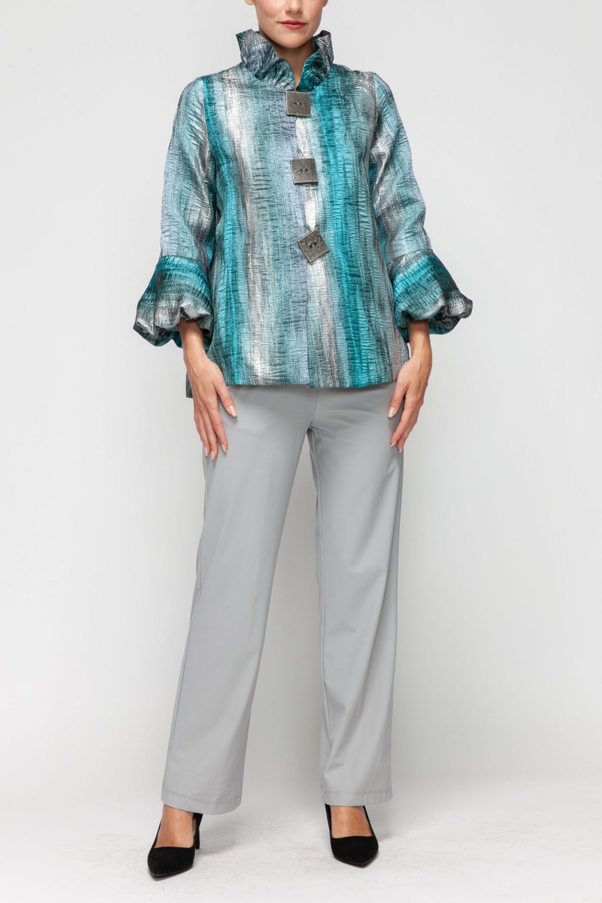 IC COLLECTION Jacket - 7572J - BLUE