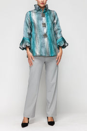 IC COLLECTION Jacket - 7572J - BLUE