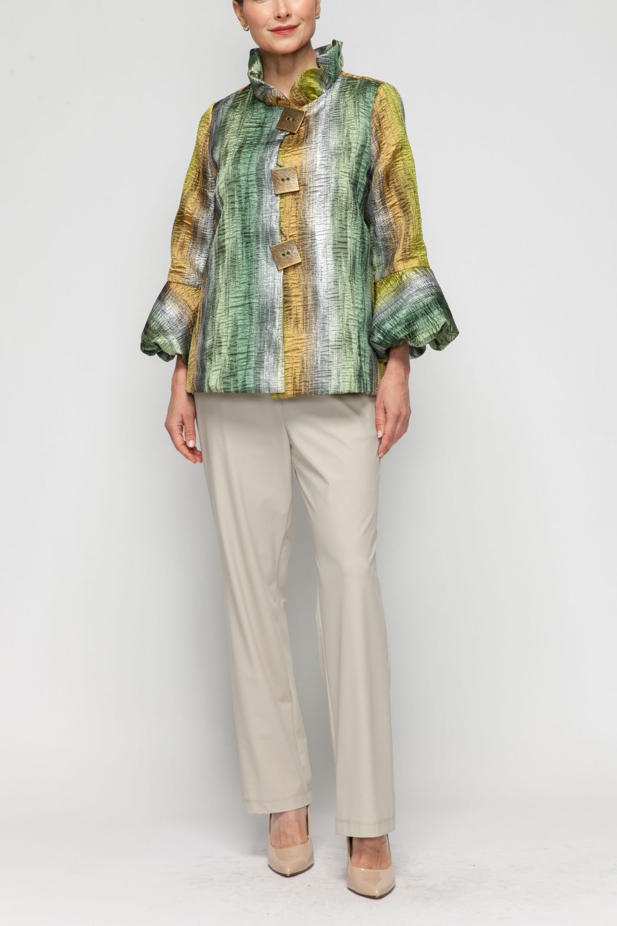 IC COLLECTION Jacket - 7572J - GREEN