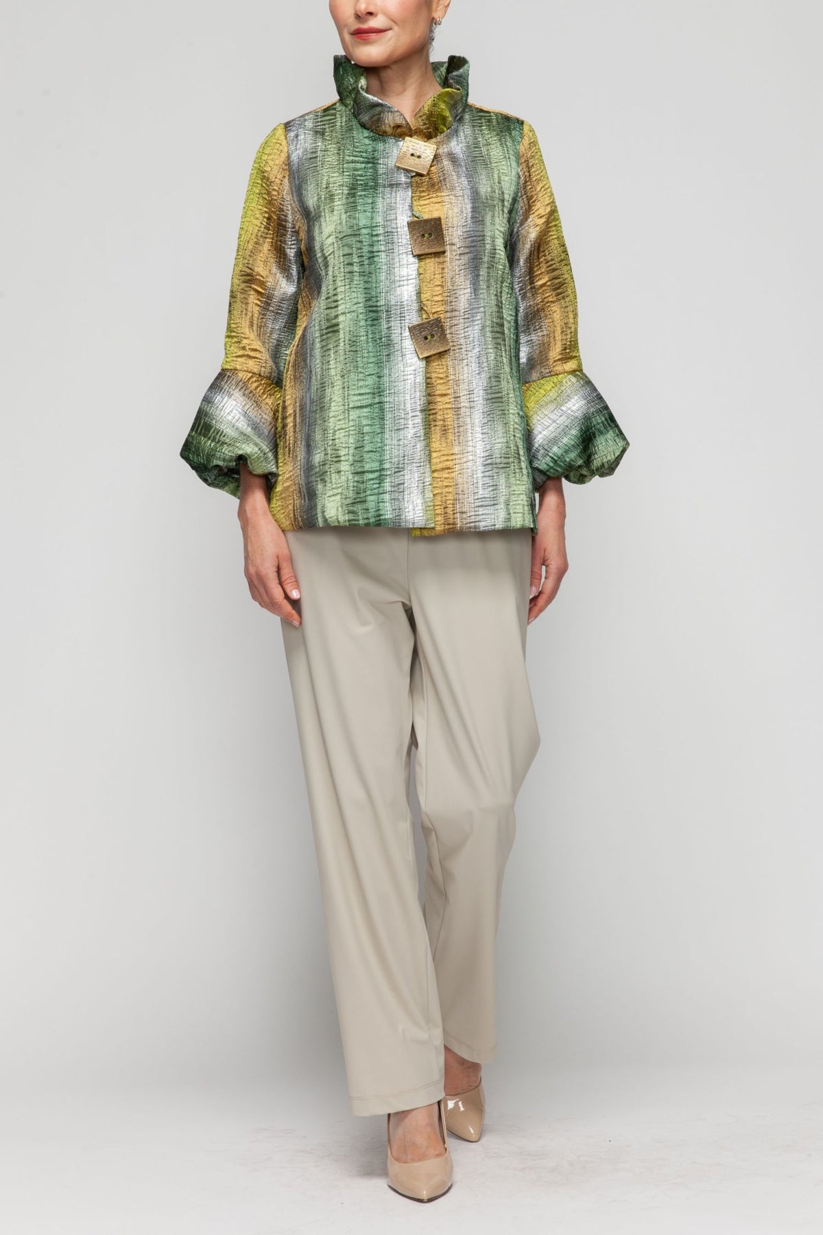 IC COLLECTION Jacket - 7572J - GREEN