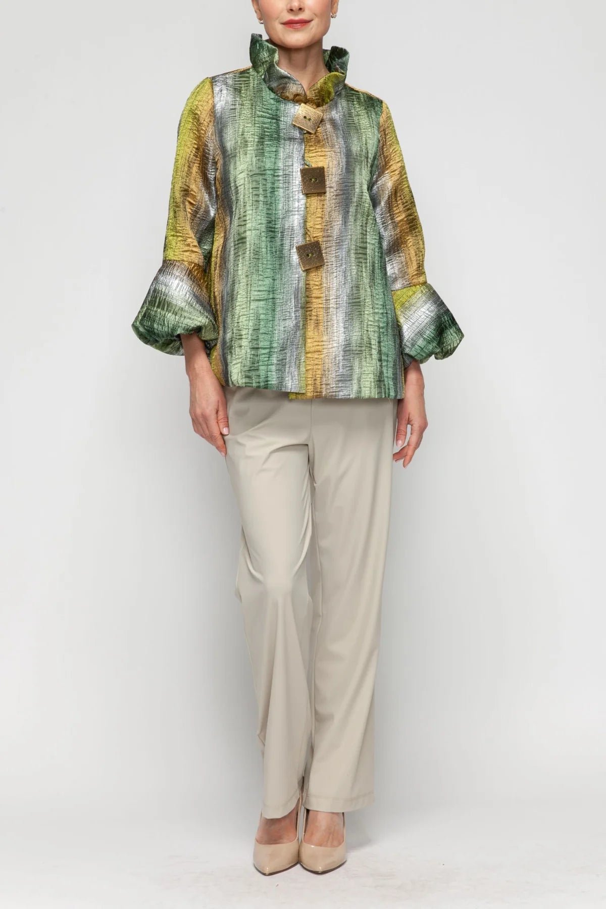 IC COLLECTION Jacket - 7572J - GREEN