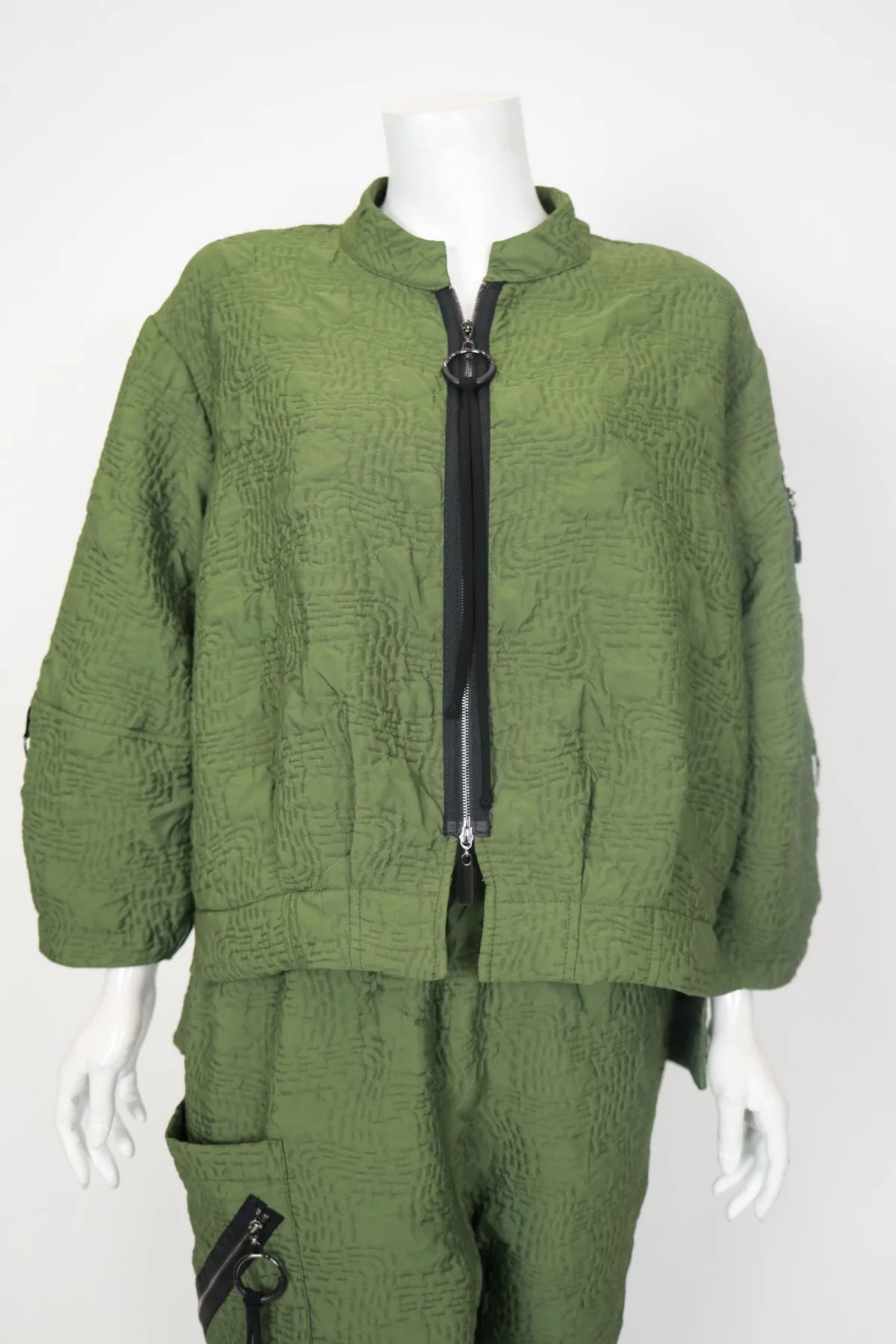 IC COLLECTION Blouse - 7577B - ARMY