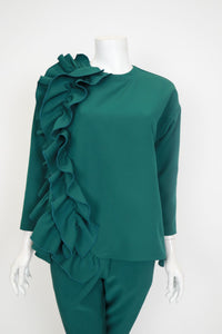 IC COLLECTION Top - 7588T - HUNTER GREEN