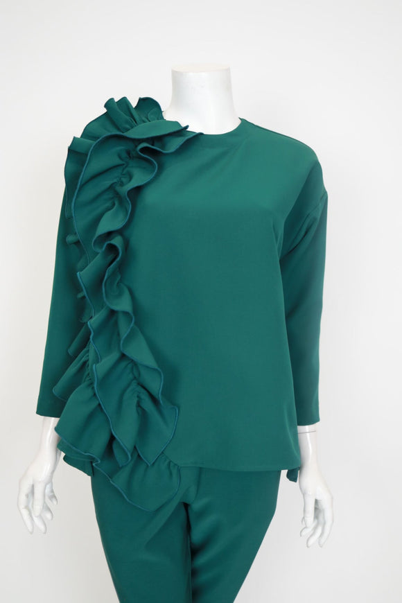 IC COLLECTION Top - 7588T - HUNTER GREEN