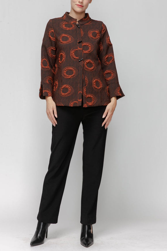 IC COLLECTION Jacket - 7593J - RUST