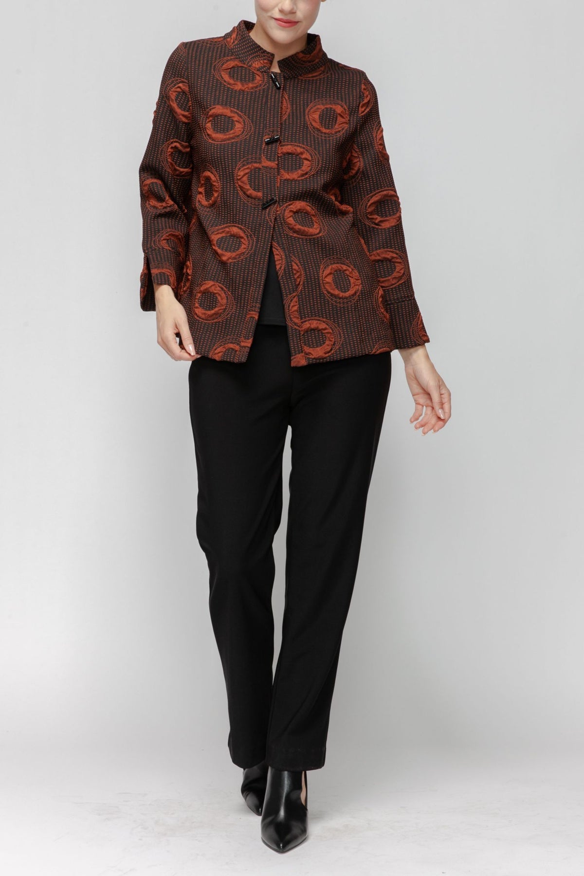 IC COLLECTION Jacket - 7593J - RUST