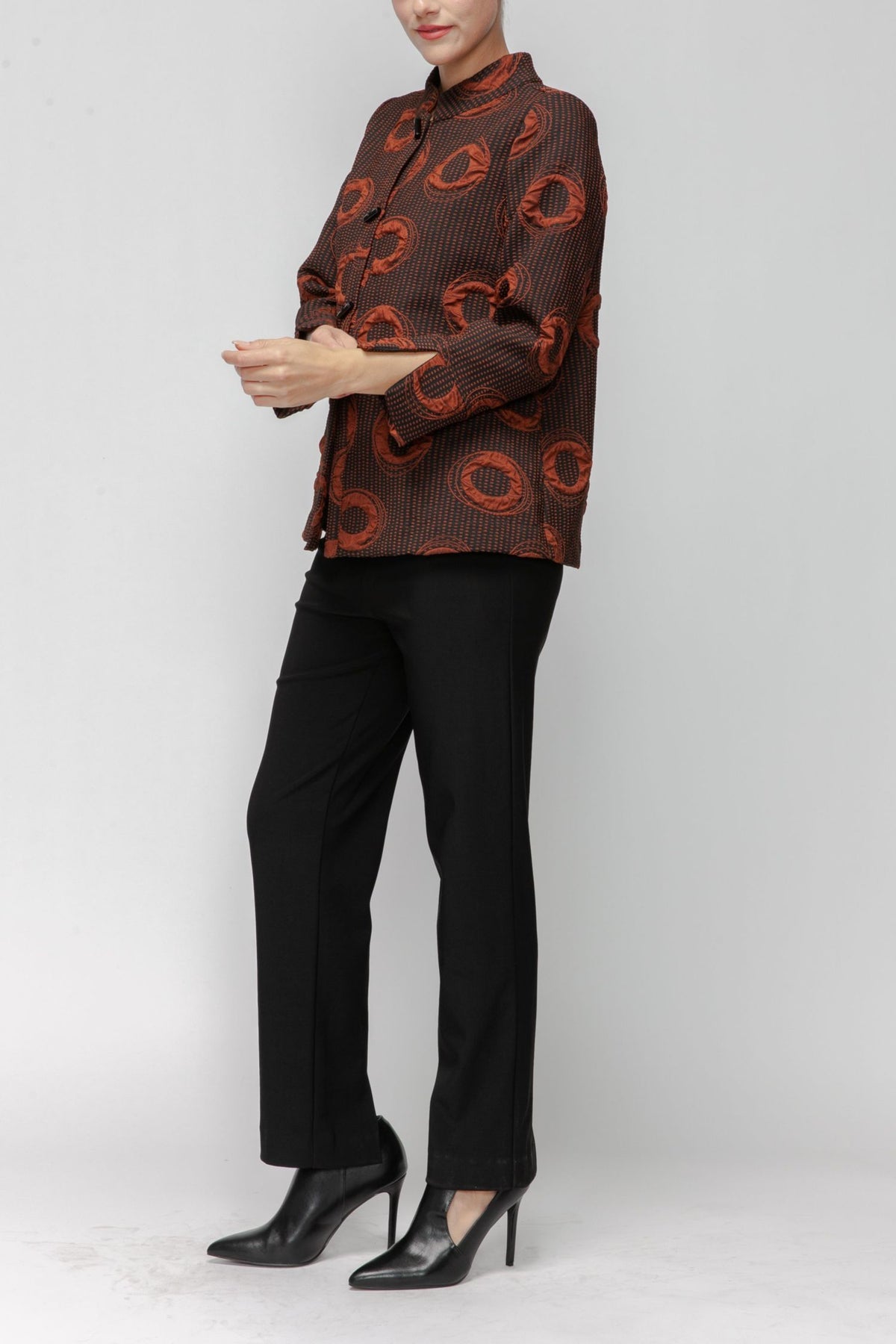 IC COLLECTION Jacket - 7593J - RUST