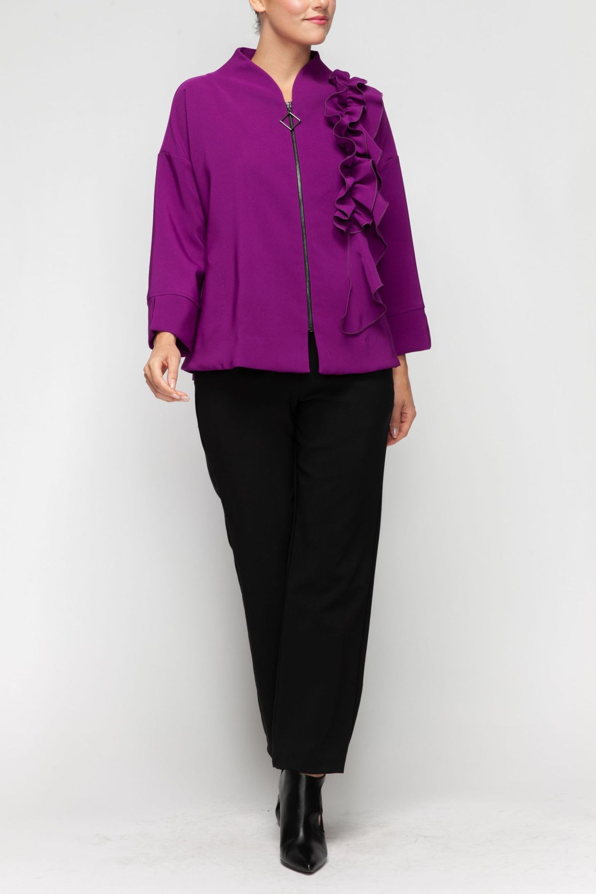 IC COLLECTION Jacket - 7599J - MAGENTA