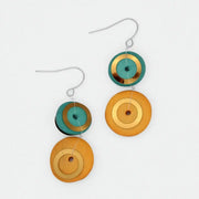 SYLCA Teal Adria Dangle Earrings