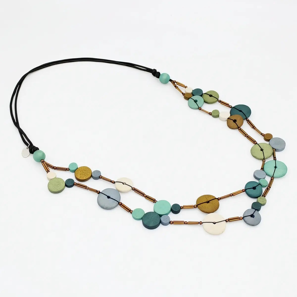 SYLCA Teal Cerelia Splendor Necklace - BP25N29 - TEAL