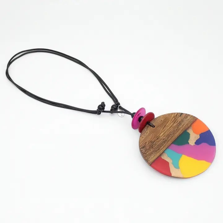 SYLCA Paloma Poetic Colorful Pendant - LS26N13 - MULTI