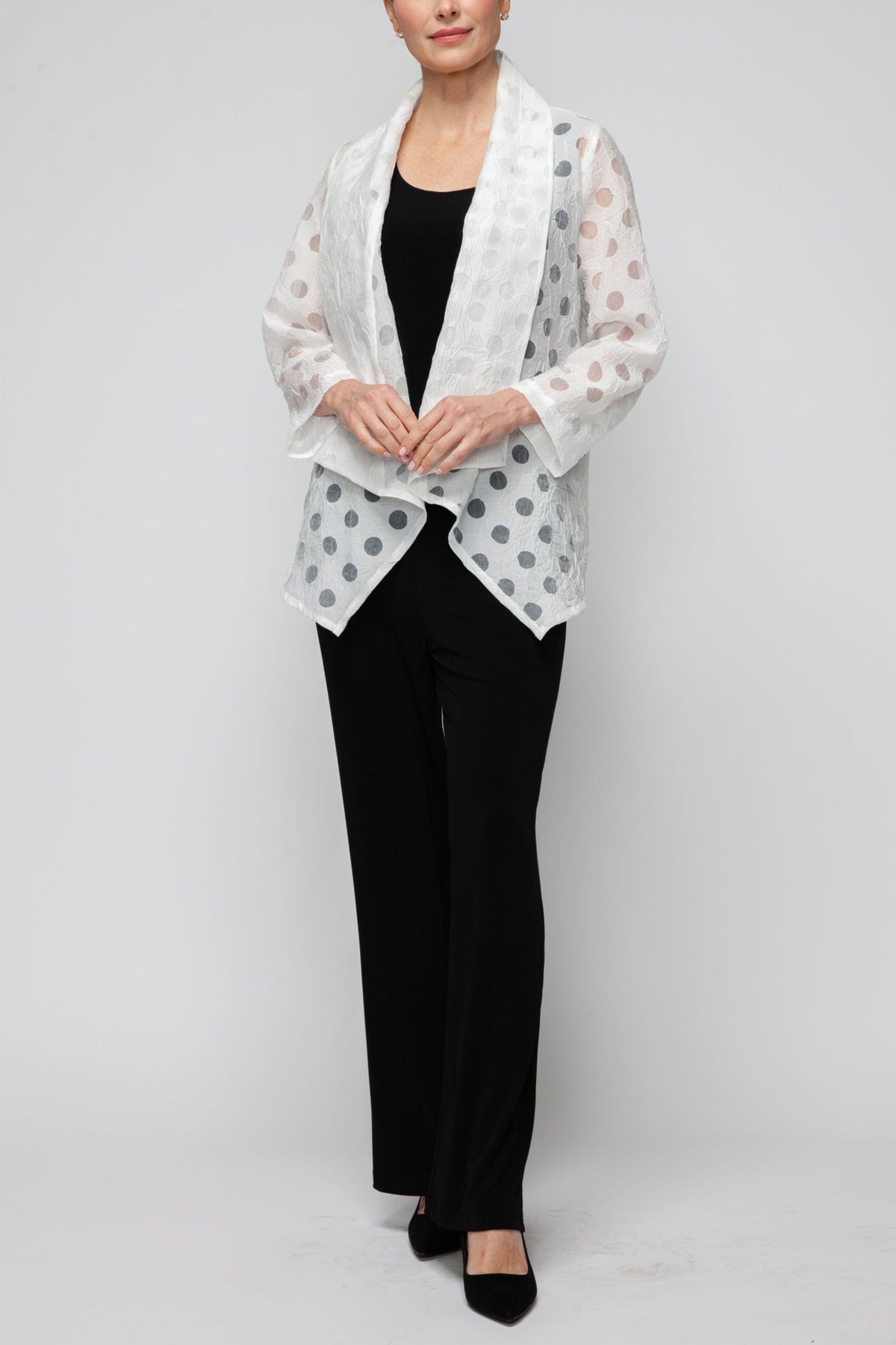 IC COLLECTION Jacket - 7621J - WHITE