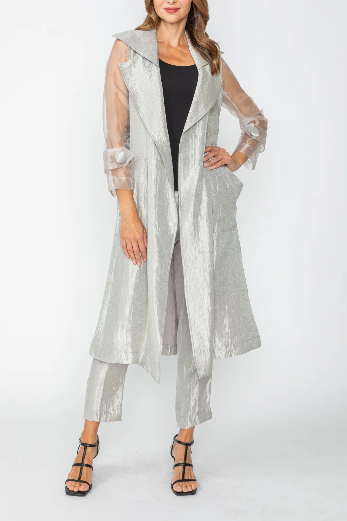 IC COLLECTION Jacket - 7631J - Taupe