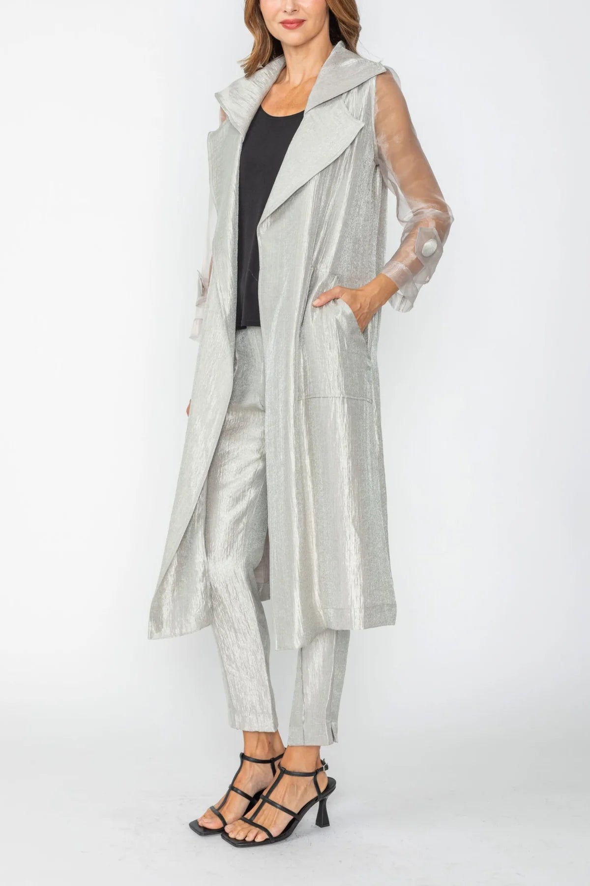 IC COLLECTION Jacket - 7631J - Taupe
