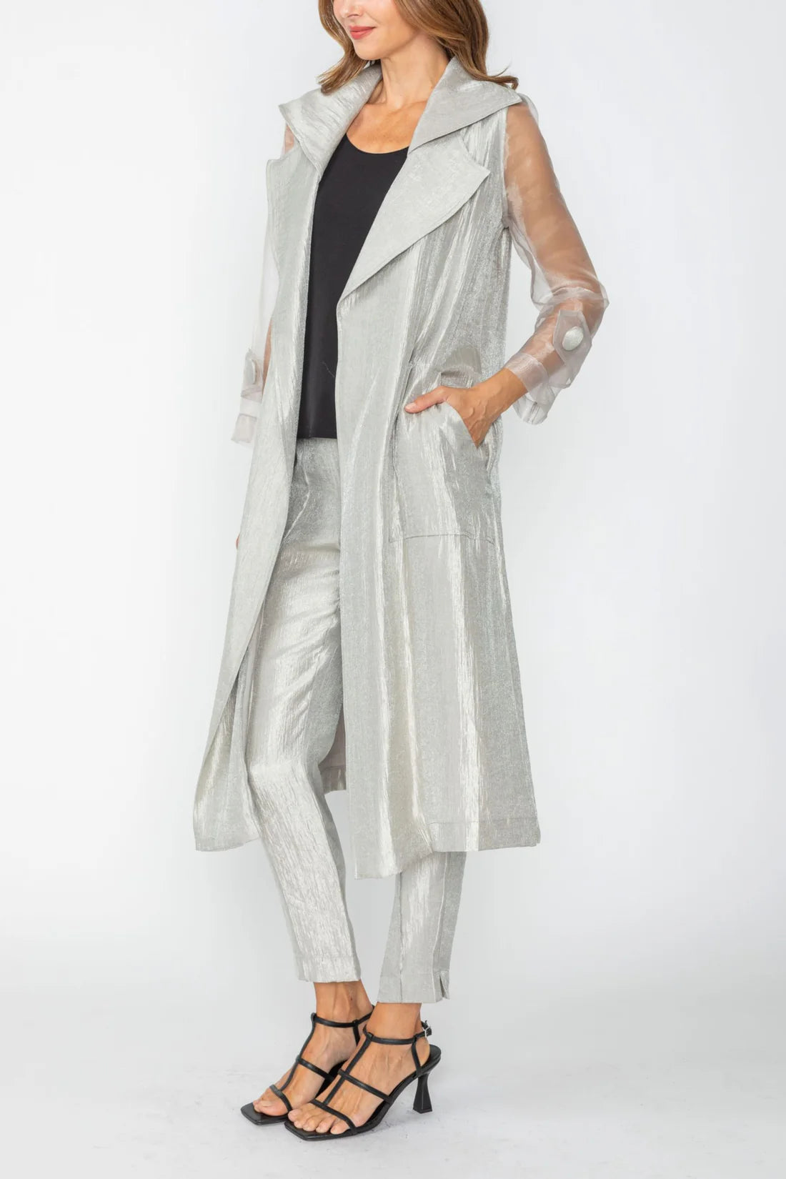 IC COLLECTION Pant - 7630P - Taupe