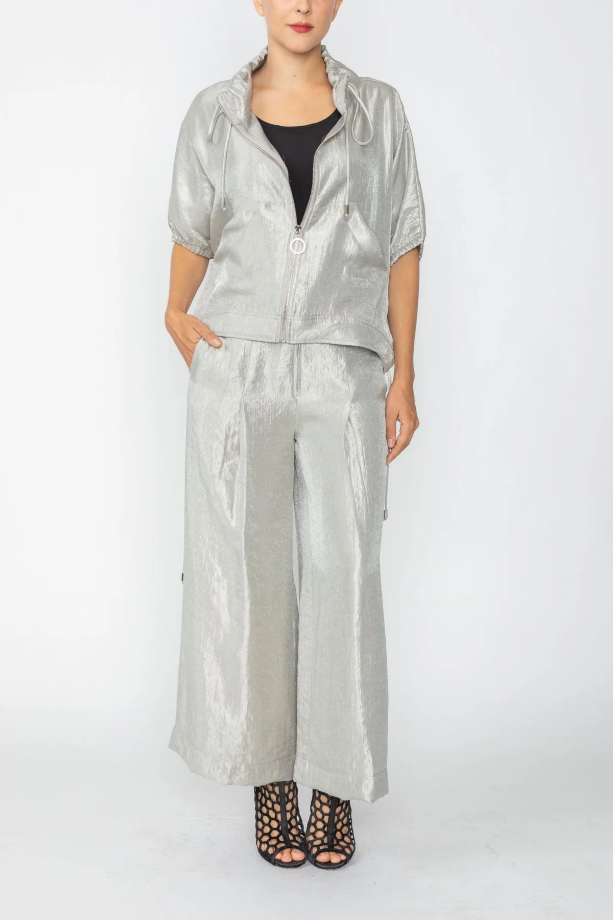 IC COLLECTION Jacket - 7634J - Taupe