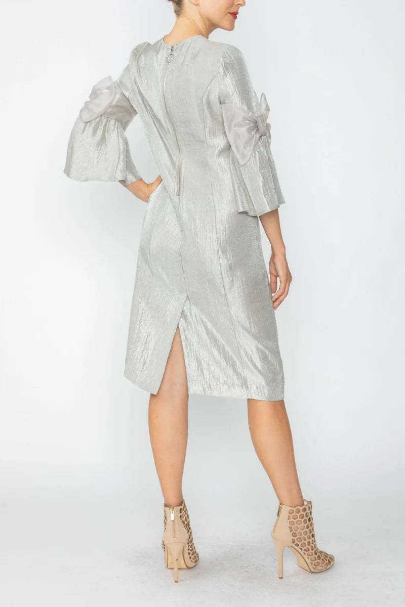 IC COLLECTION Dress - 7638D - Taupe