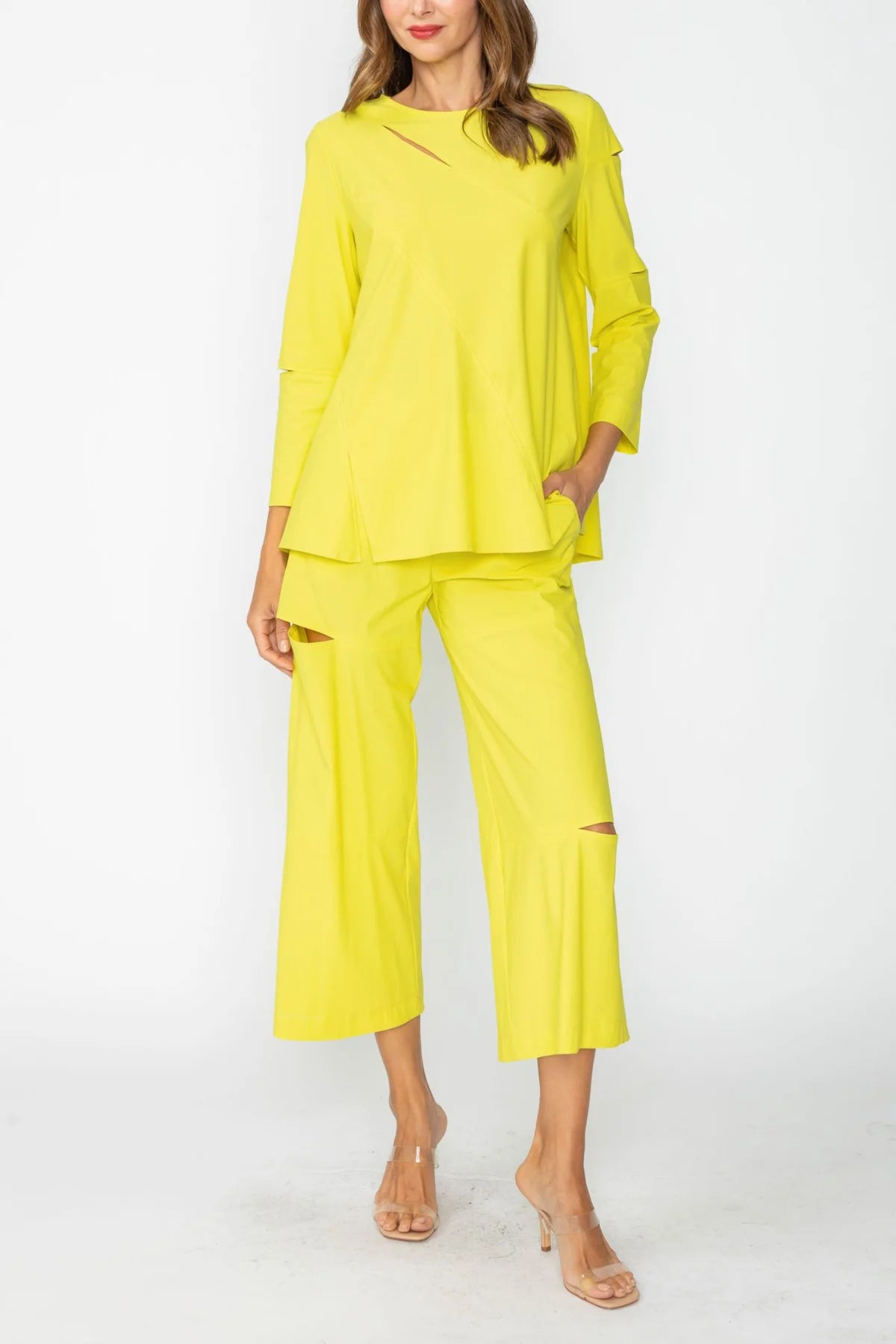 IC COLLECTION Pant - 7655P - Lemon