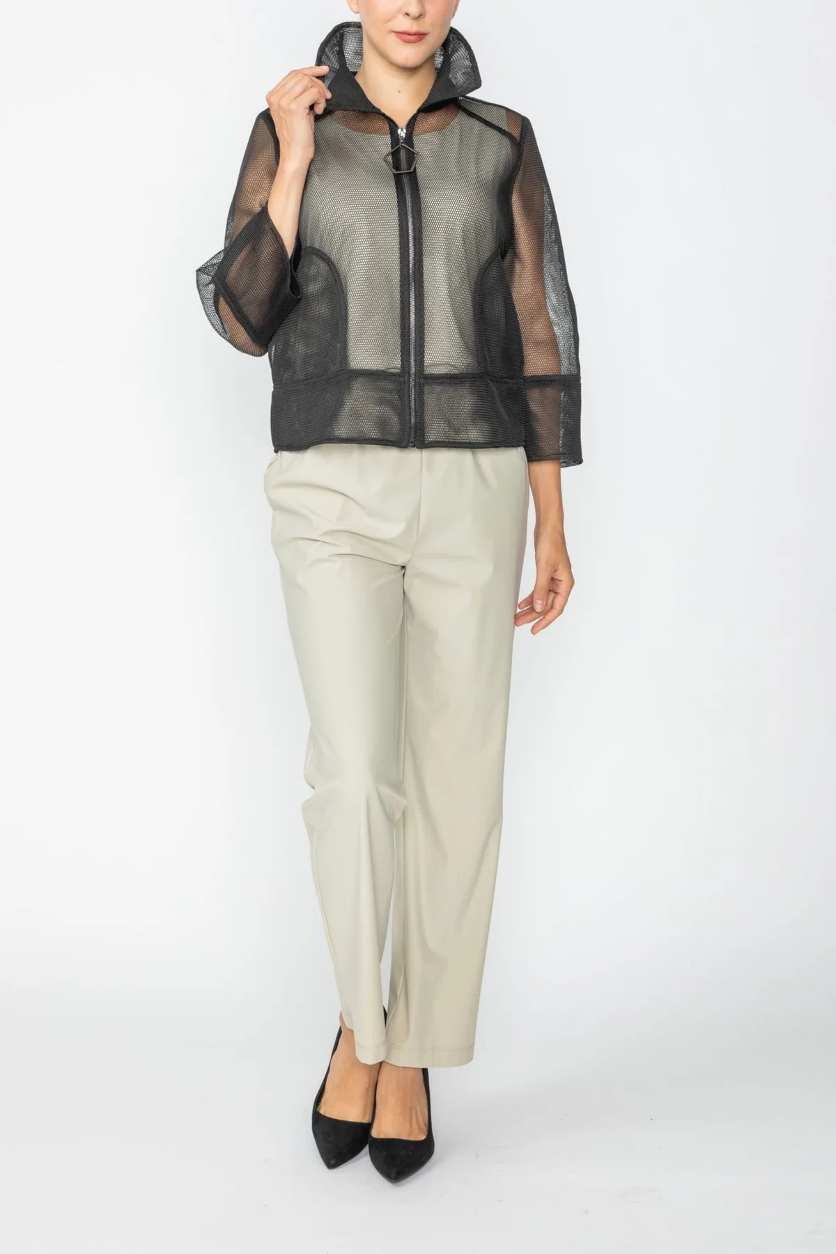 IC COLLECTION Jacket - 7661J - Black