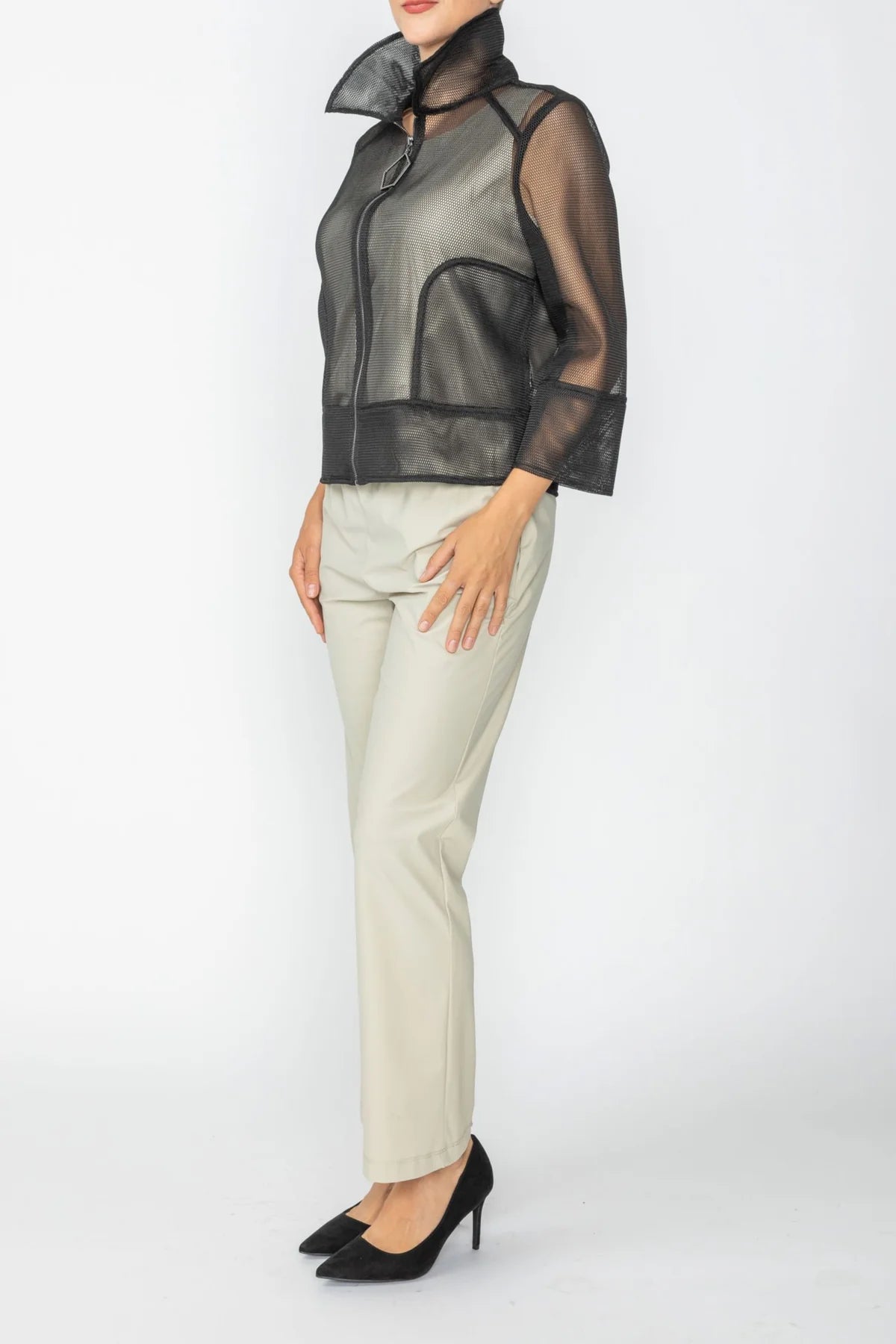 IC COLLECTION Jacket - 7661J - Black