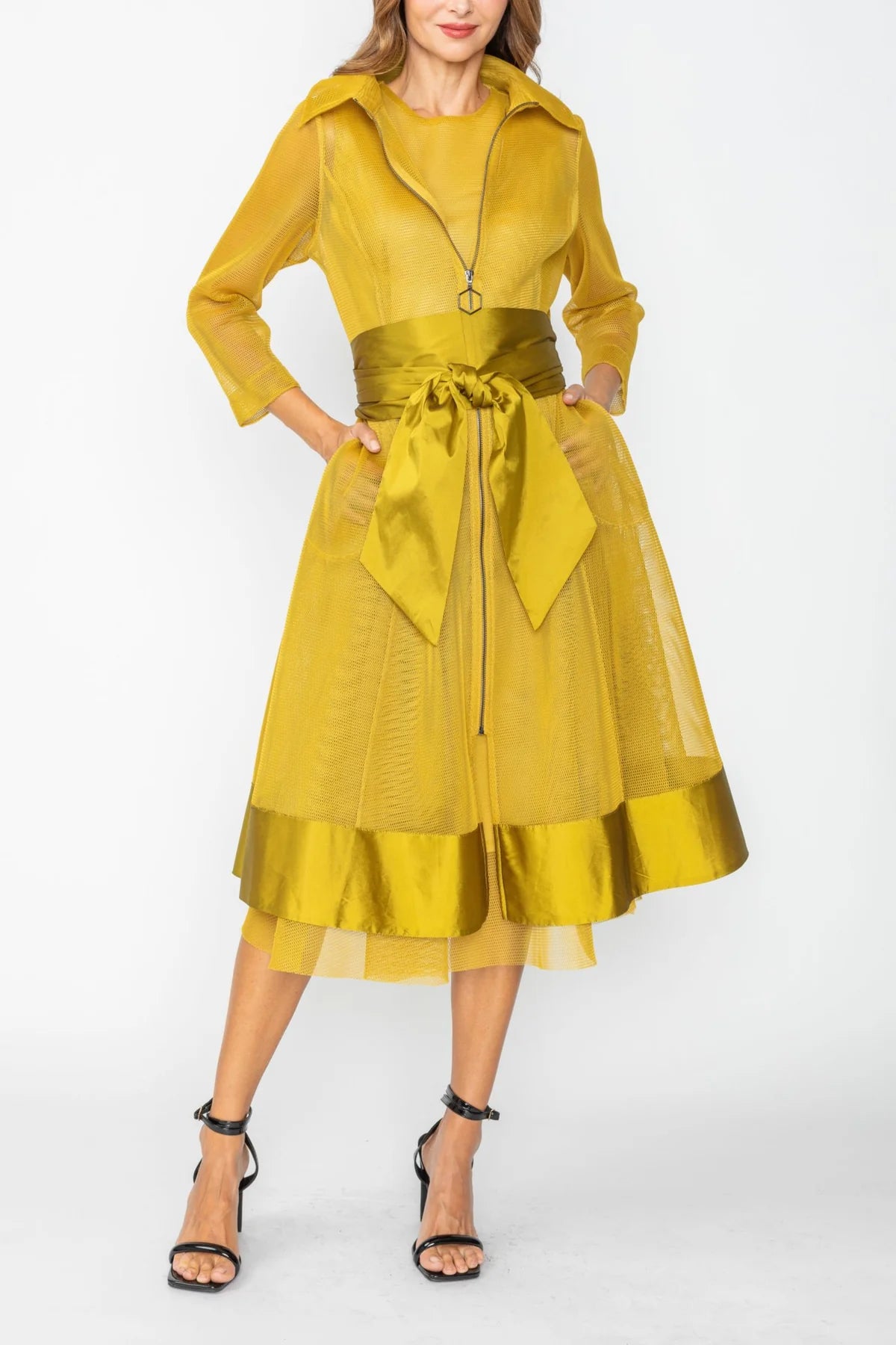 IC COLLECTION Jacket - 7662J - Mustard
