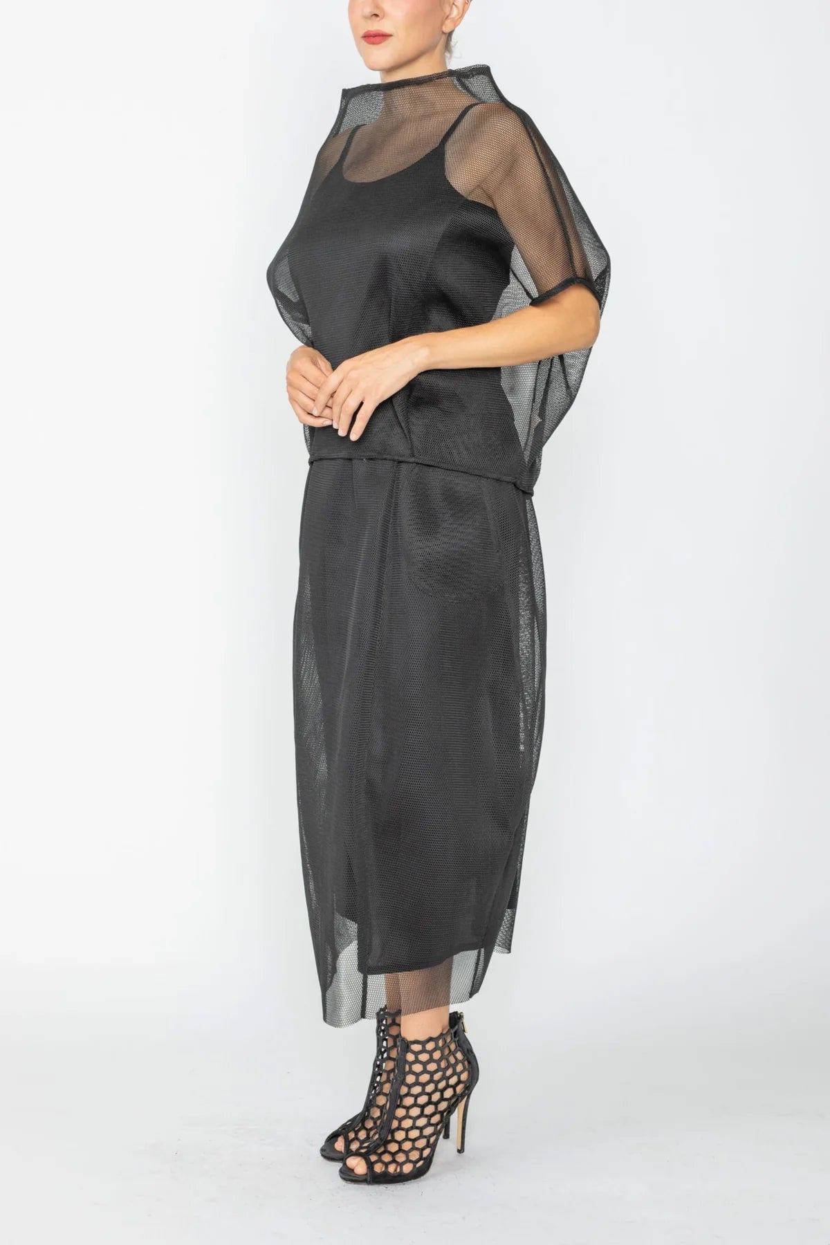 IC COLLECTION Top - 7664T - Black