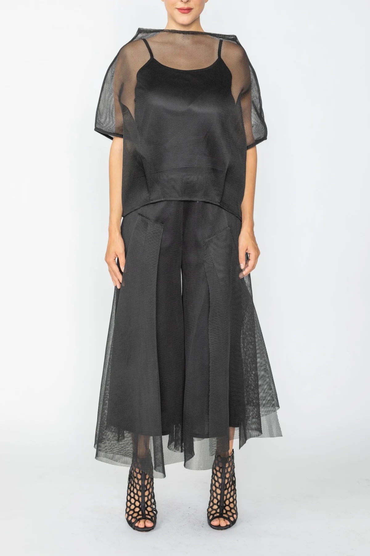 IC COLLECTION Pant - 7663P - Black