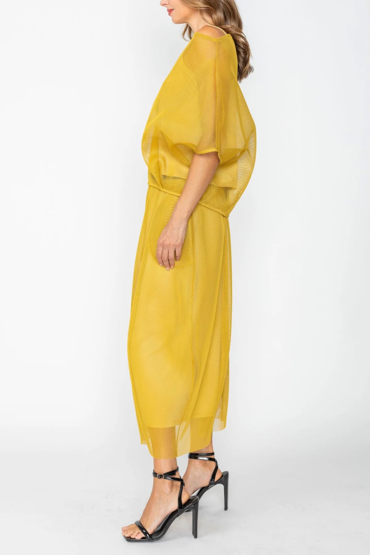 IC COLLECTION Top - 7664T - Mustard