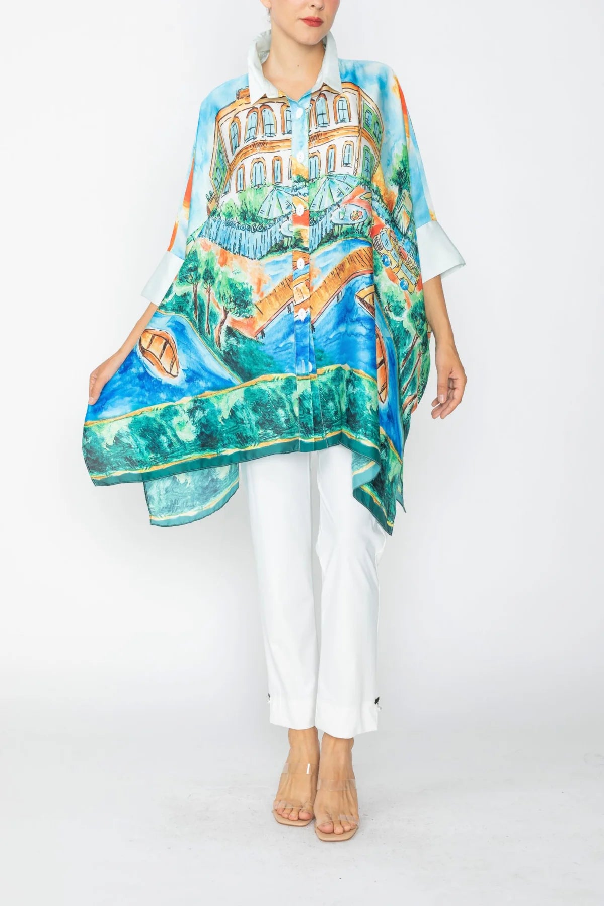 IC COLLECTION Blouse - 7672B - Multi