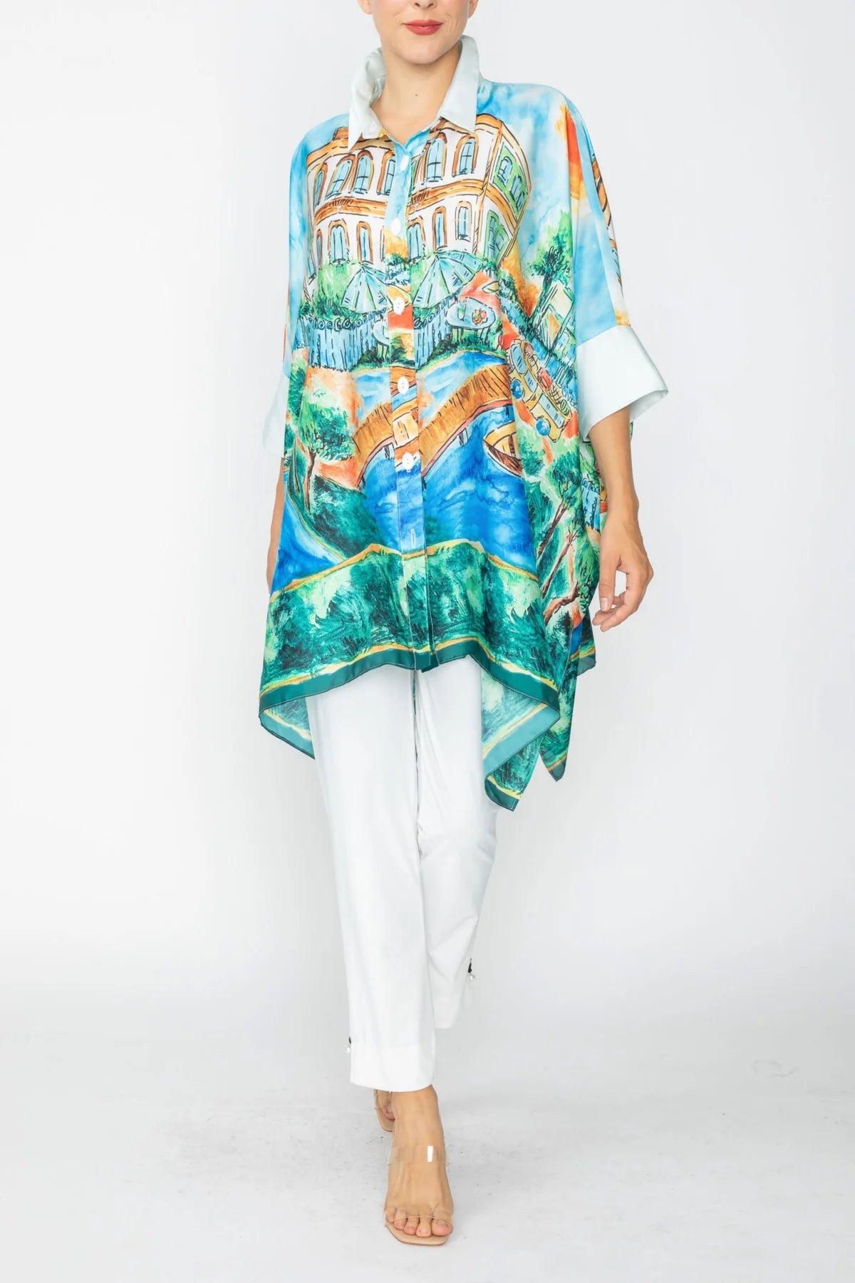 IC COLLECTION Blouse - 7672B - Multi