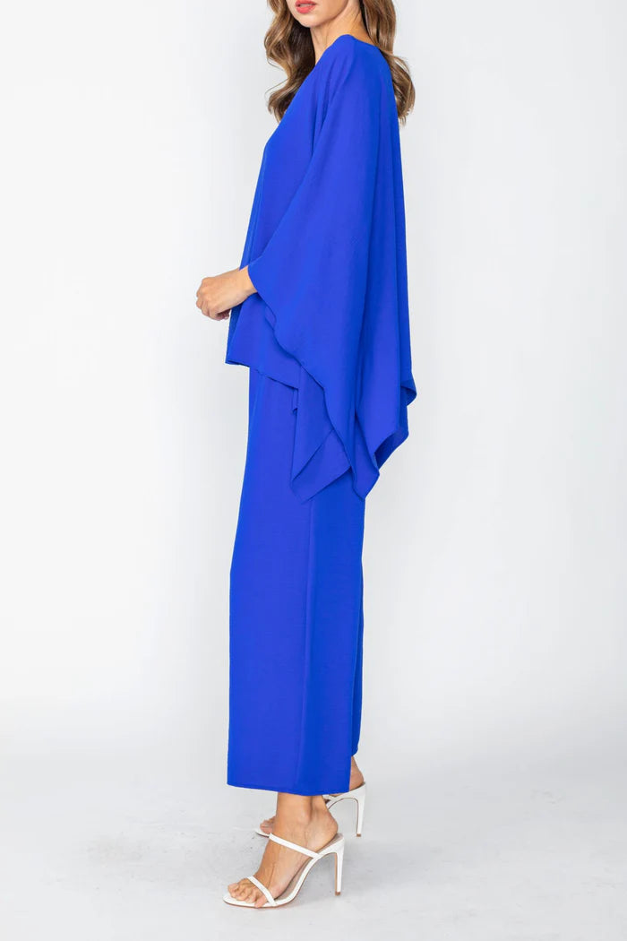 IC COLLECTION Poncho - 7690T - Blue