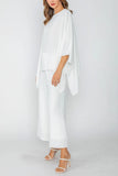 IC COLLECTION Poncho - 7690T - White