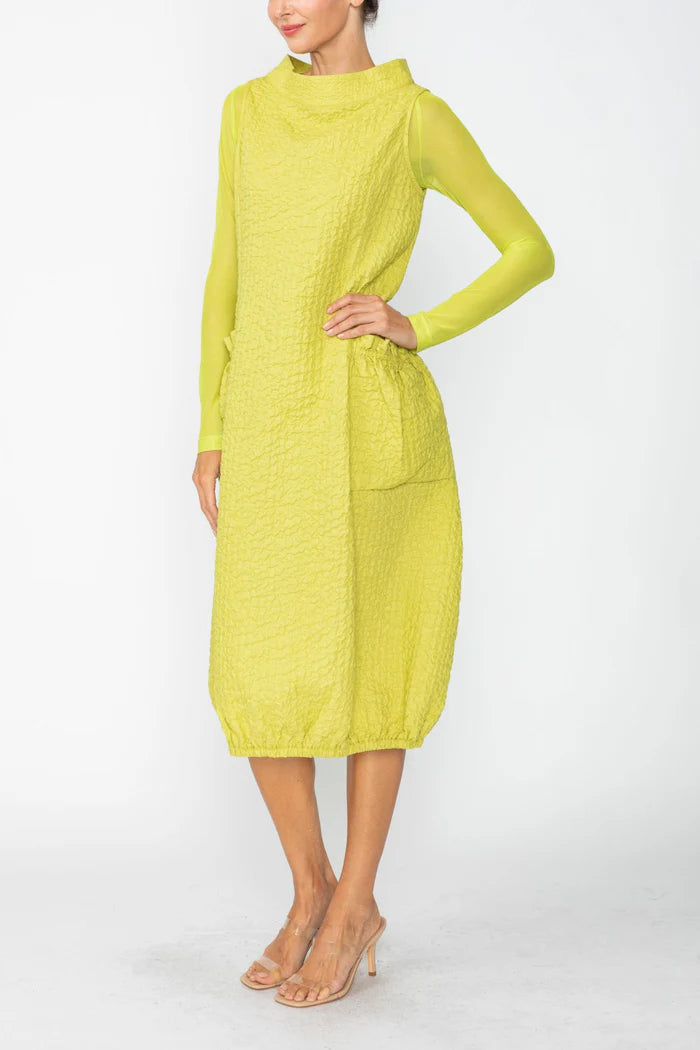 IC COLLECTION Dress - 7692D - Avocado