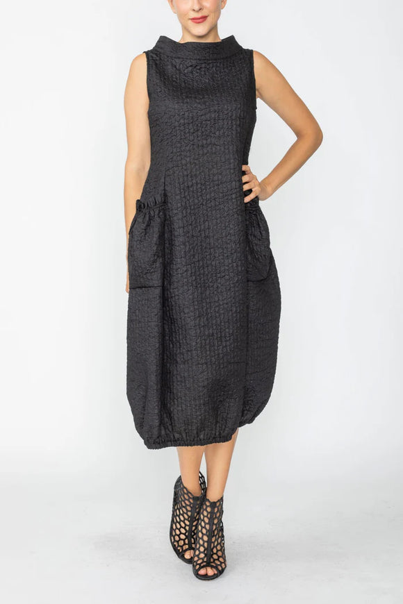 IC COLLECTION Dress - 7692D - Black