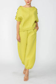 IC COLLECTION Top - 7693T - Avocado