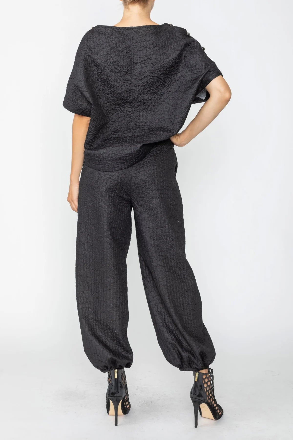 IC COLLECTION Pants - 7694P - Black