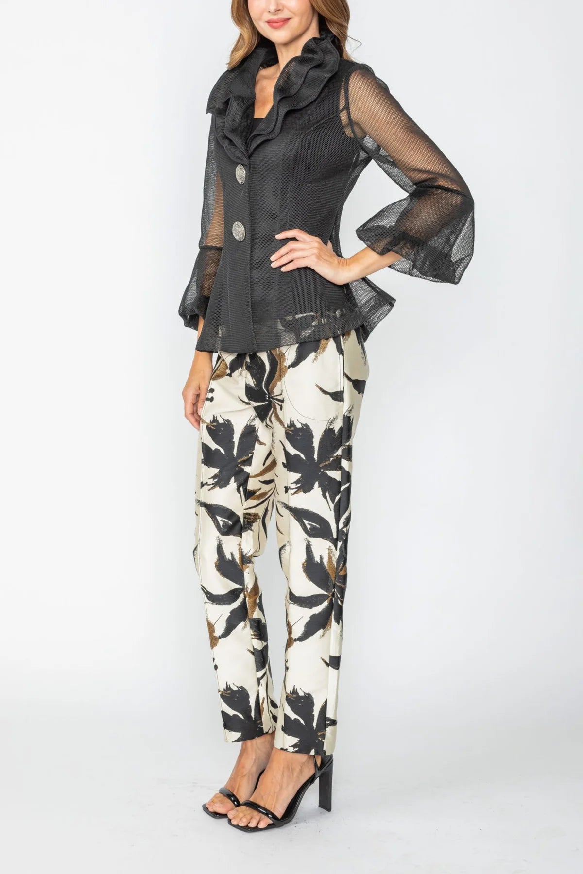 IC COLLECTION Jacket - 7697J - Black