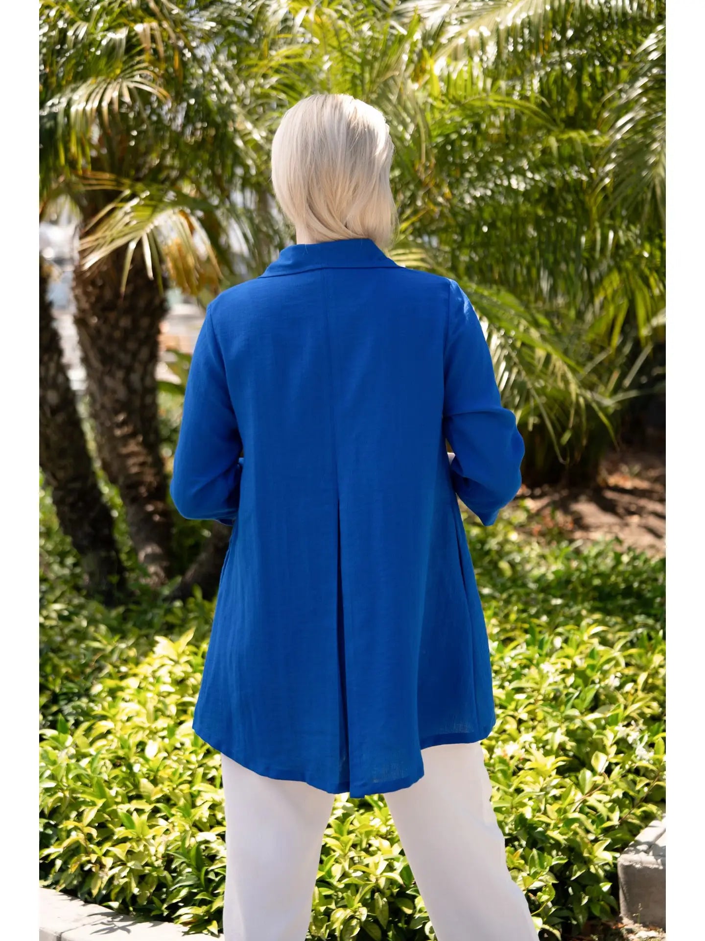 Fridaze AA329 - Gwen Linen Swing Jacket