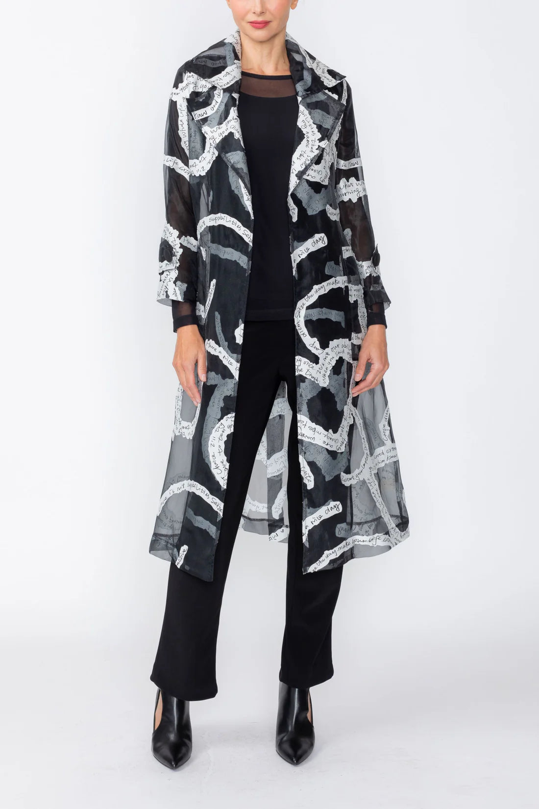 IC COLLECTION Jacket - 7708J - BLACK