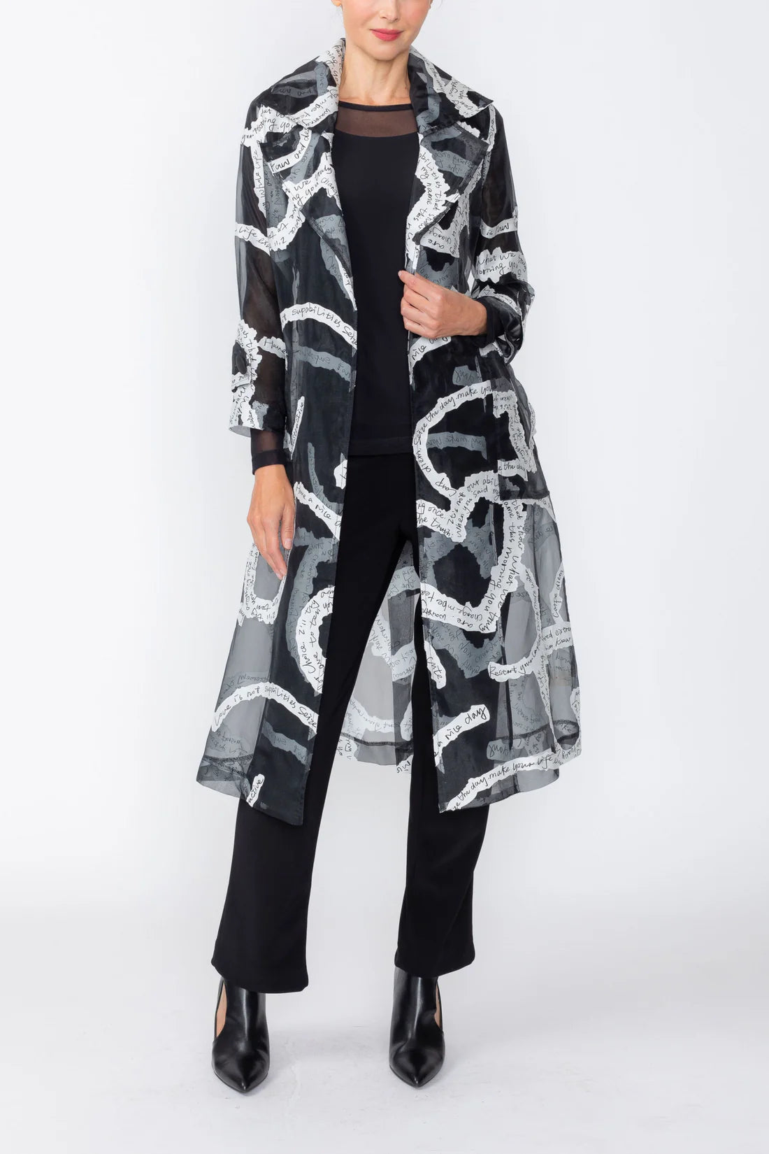 IC COLLECTION Jacket - 7708J - BLACK
