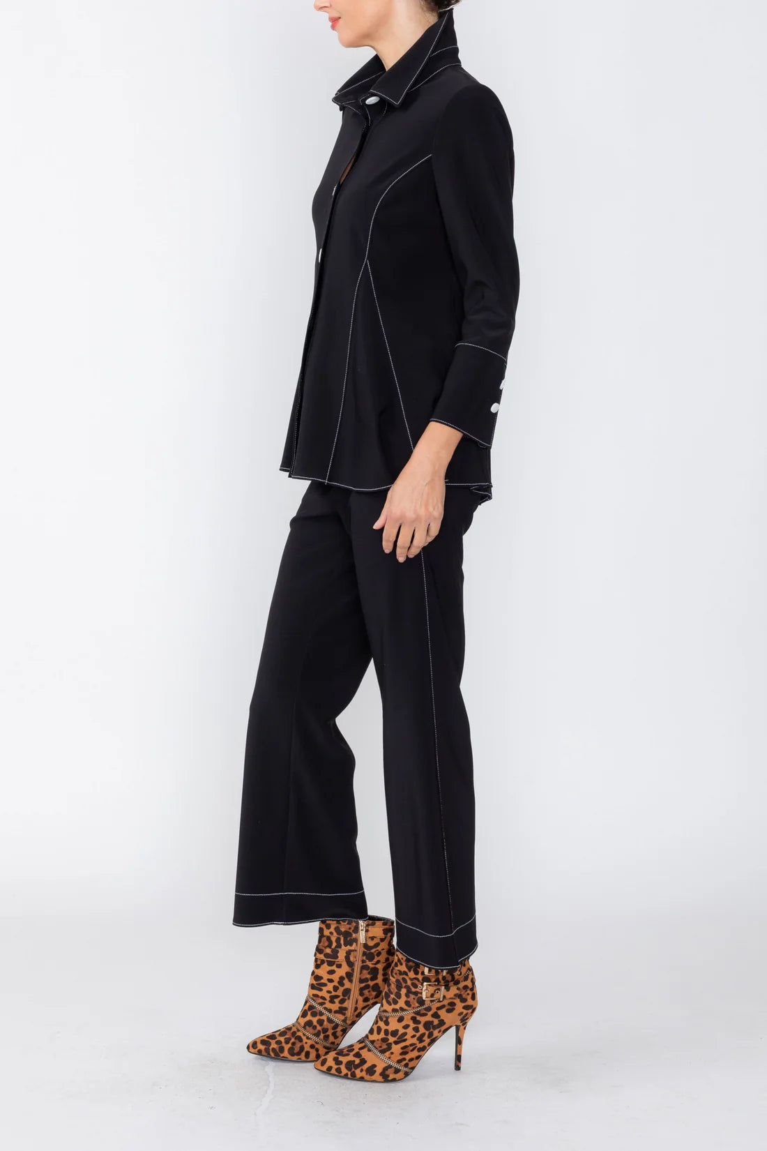 IC COLLECTION Jacket - 7709J - BLACK