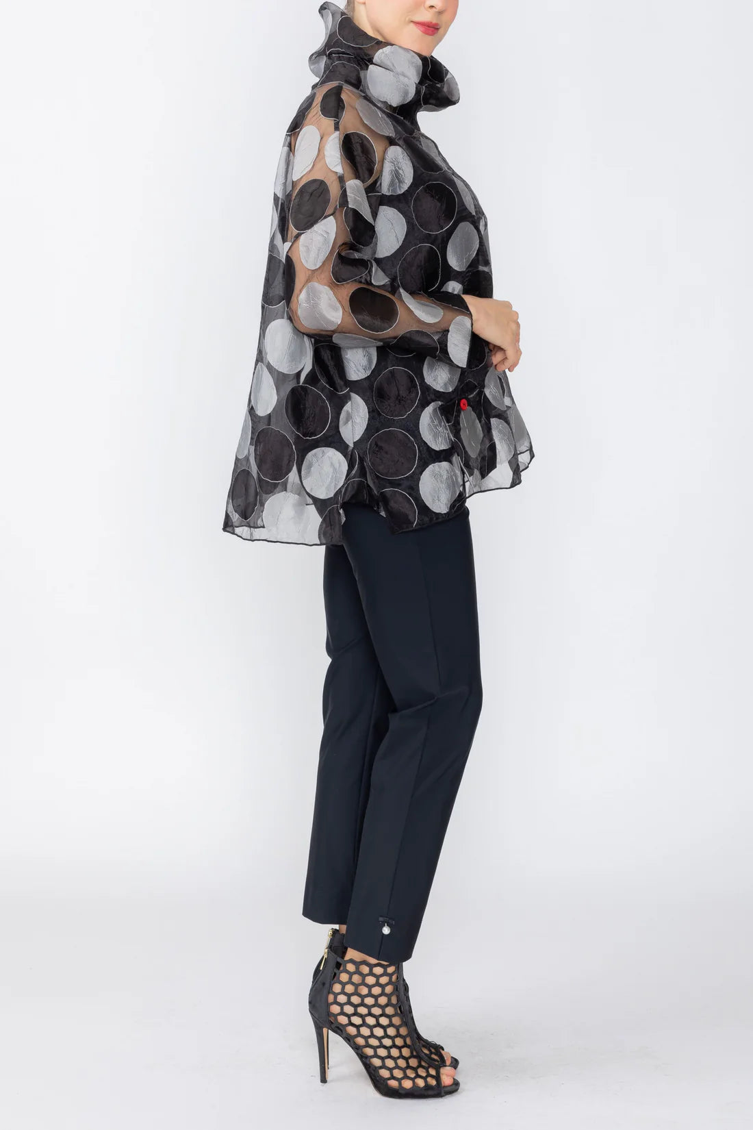 IC COLLECTION Top - 7715T - BLACK