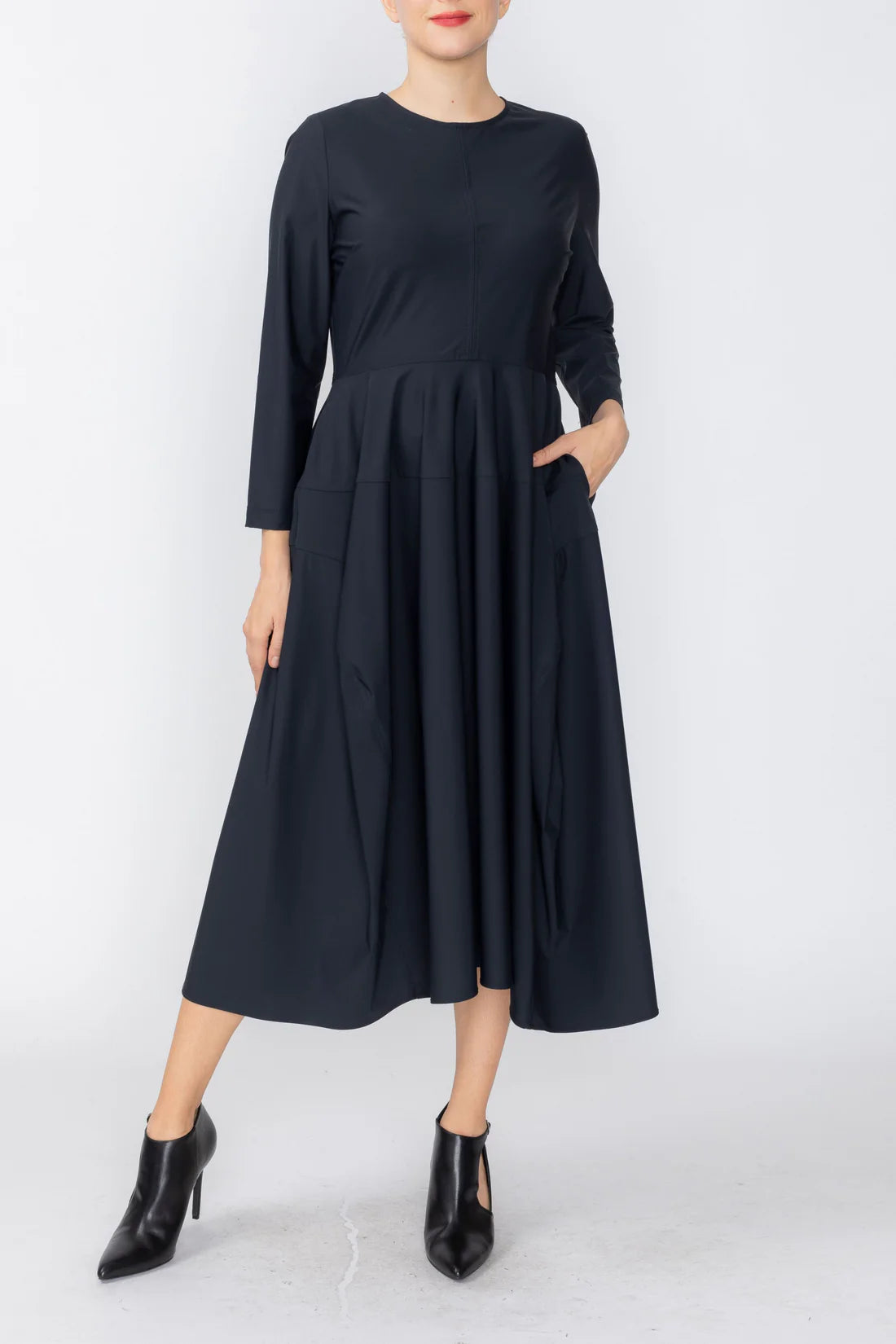 IC COLLECTION Dress - 7719D - BLACK
