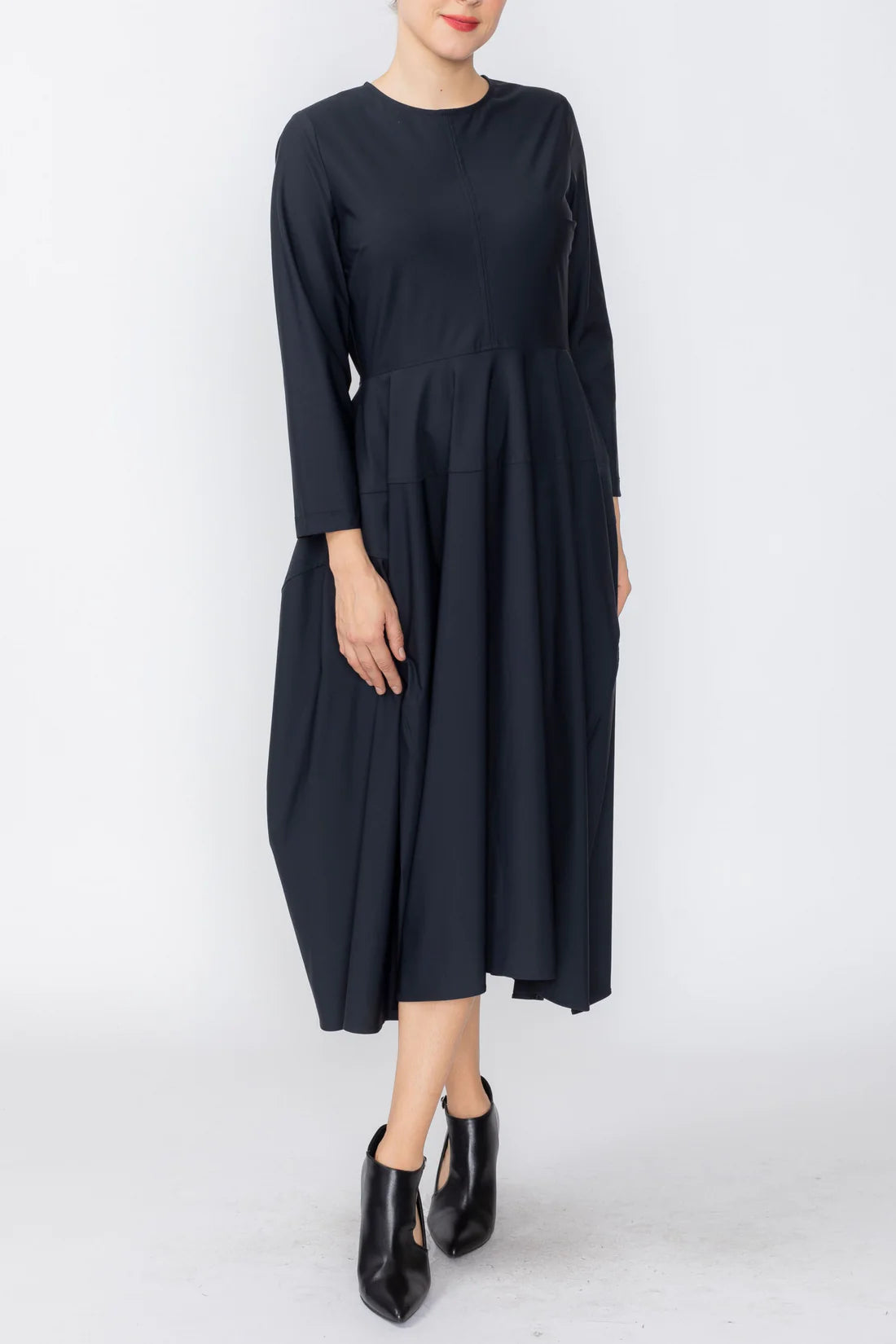 IC COLLECTION Dress - 7719D - BLACK