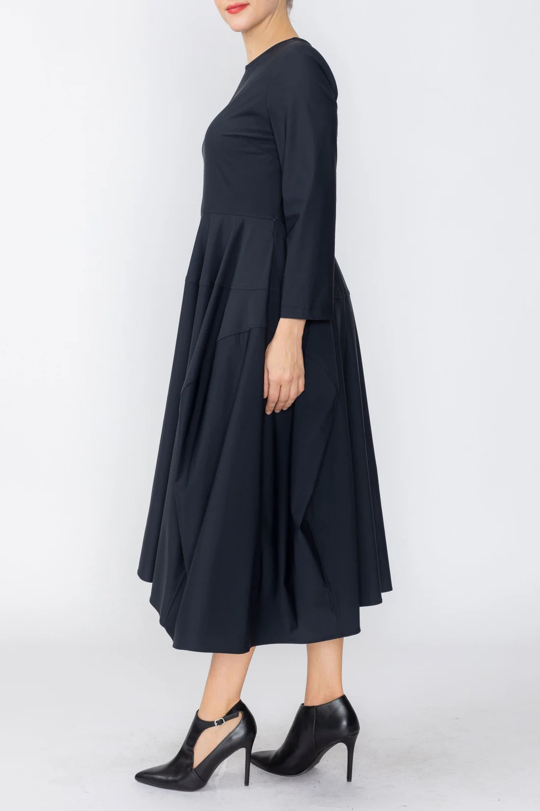 IC COLLECTION Dress - 7719D - BLACK