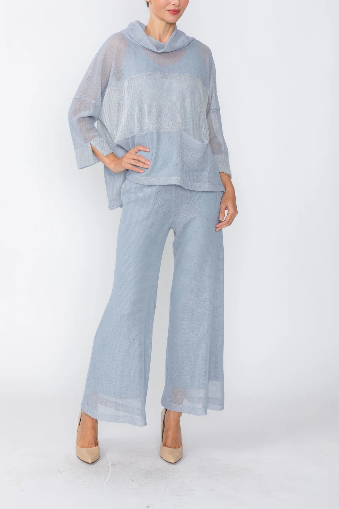 IC COLLECTION Top - 7720T - GRAY