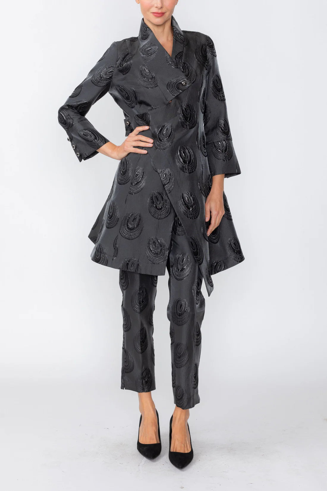 IC COLLECTION Jacket - 7734J - BLACK