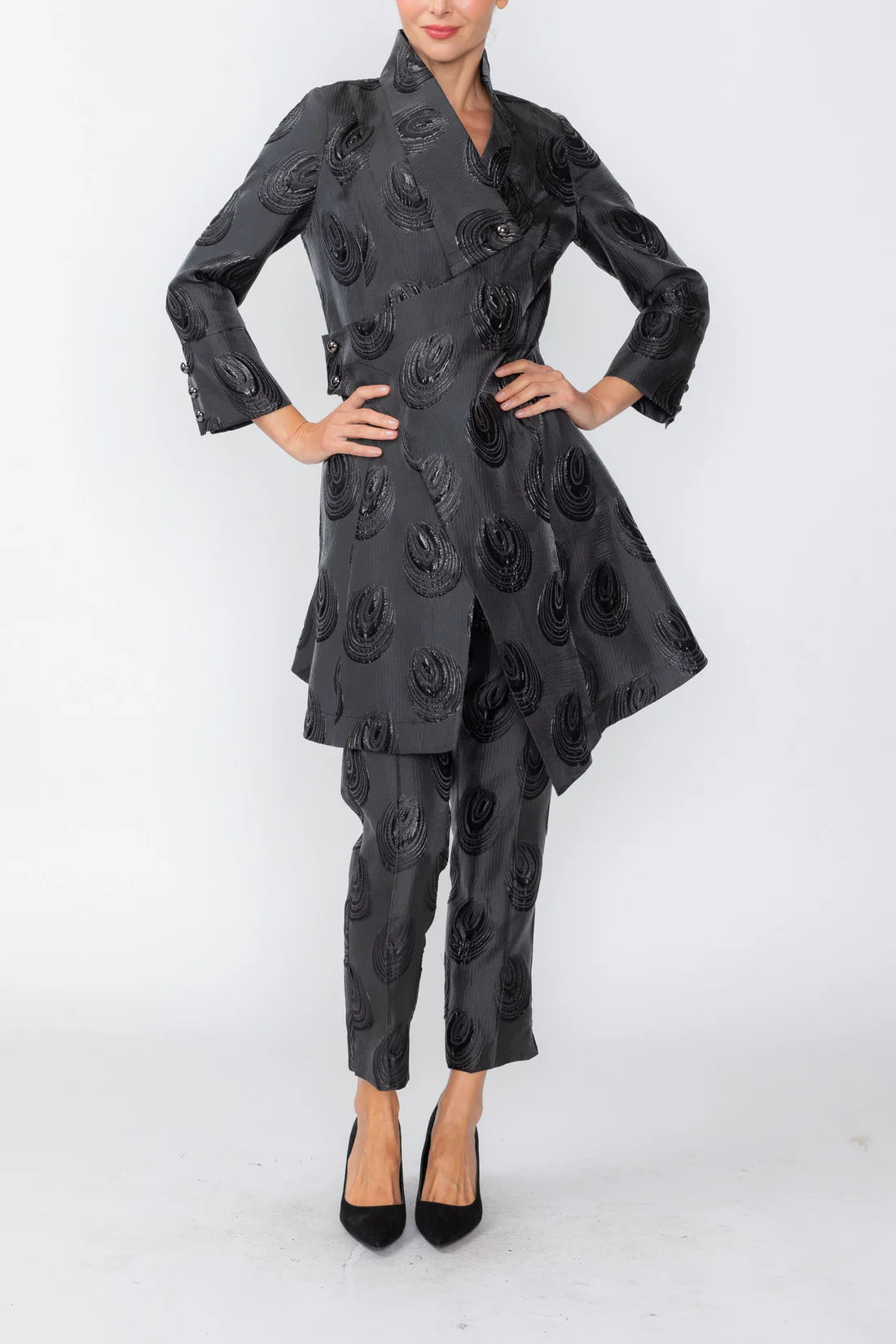 IC COLLECTION Jacket - 7734J - BLACK