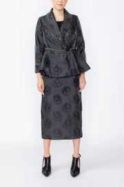 IC COLLECTION Skirt - 7736S - BLACK
